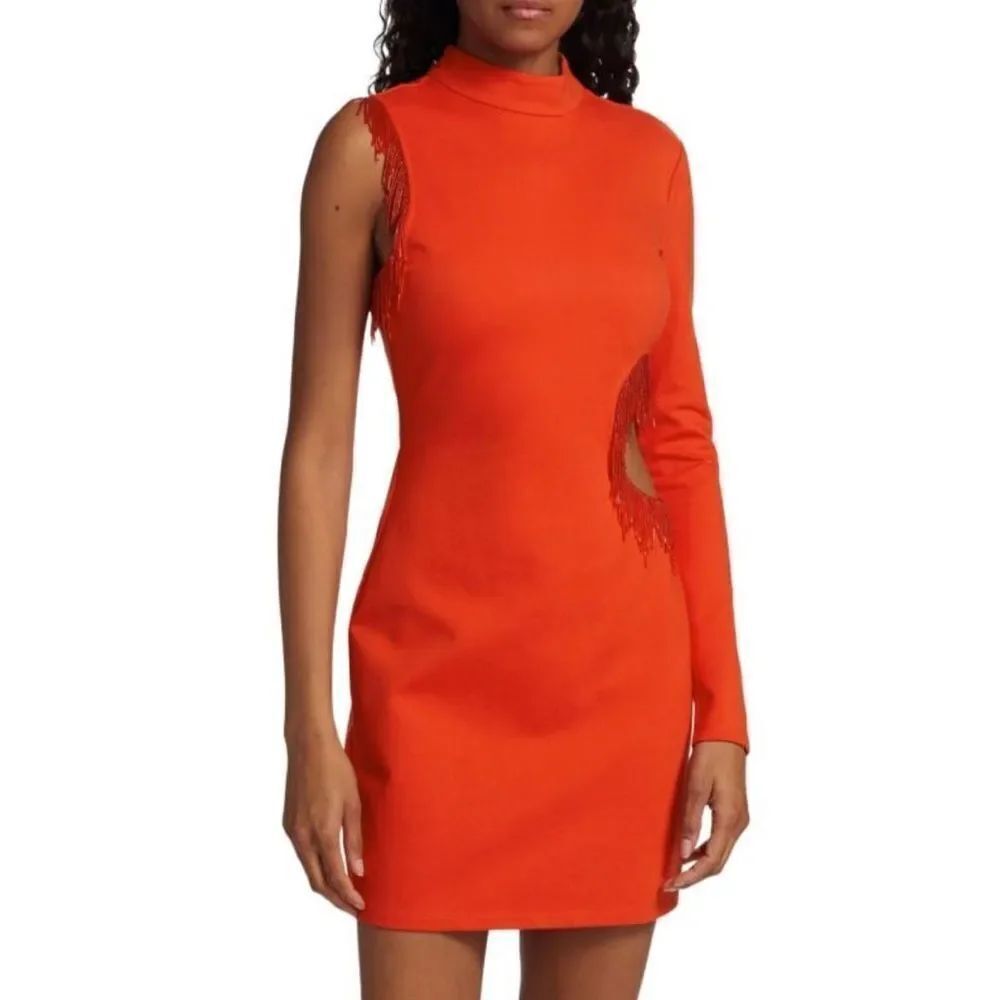 STAUD Beaded Mini Bodycon Dress size S